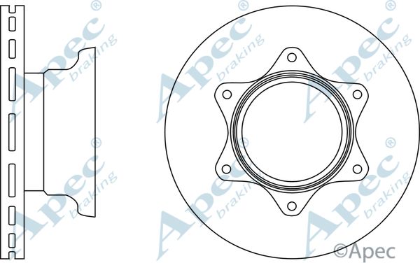 APEC BRAKING Bremžu diski DSK2796